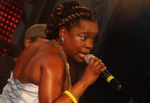 Patrícia Faria no Festival Mwangolé em Paris